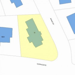 10 Ruane Rd, Newton, MA 02465 plot plan