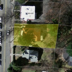 460 Lowell Ave, Newton, MA 02460 aerial view