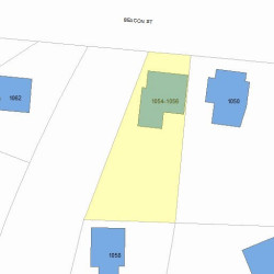 1054 Beacon St, Newton, MA 02459 plot plan