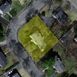 22 Tennyson Rd, Newton, MA 02465 aerial view