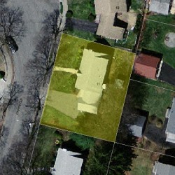 11 Cappy Cir, Newton, MA 02465 aerial view