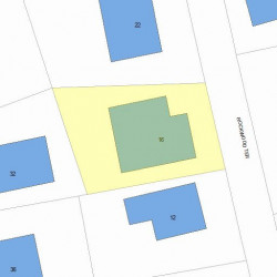 16 Rockwood Ter, Newton, MA 02466 plot plan