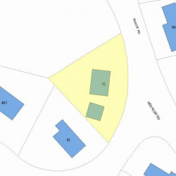 75 Varick Rd, Newton, MA 02468 plot plan