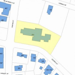 474 Centre St, Newton, MA 02458 plot plan