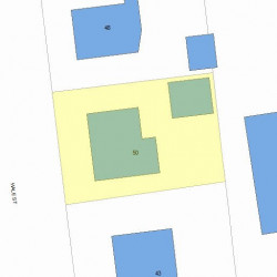 50 Hale St, Newton, MA 02464 plot plan