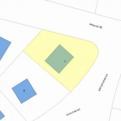 5 Coolidge Rd, Newton, MA 02459 plot plan