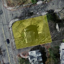 1326 Walnut St, Newton, MA 02461 aerial view