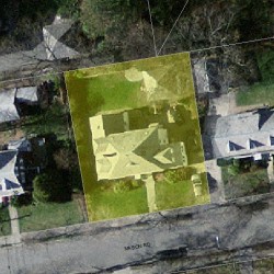 33 Mason Rd, Newton, MA 02459 aerial view
