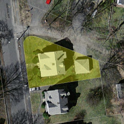 80 Central Ave, Newton, MA 02460 aerial view