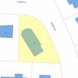 43 Duxbury Rd, Newton, MA 02459 plot plan