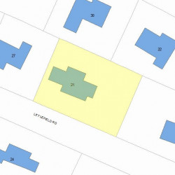 21 Littlefield Rd, Newton, MA 02459 plot plan