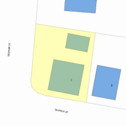 2 Cannon St, Newton, MA 02461 plot plan