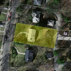 108 Beaumont Ave, Newton, MA 02460 aerial view
