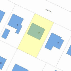 28 Grant St, Newton, MA 02465 plot plan