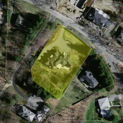 46 Baldpate Hill Rd, Newton, MA 02459 aerial view