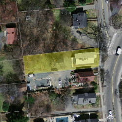 371 Lexington St, Newton, MA 02466 aerial view