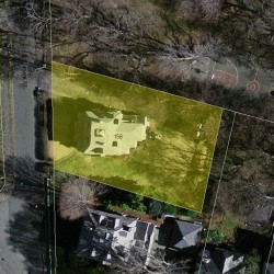 156 Park St, Newton, MA 02458 aerial view