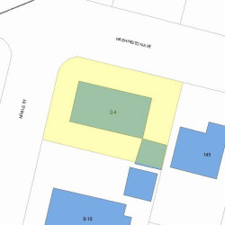 4 Noble St, Newton, MA 02465 plot plan