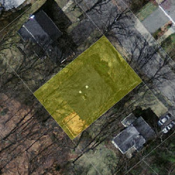 73 Wade St, Newton, MA 02461 aerial view