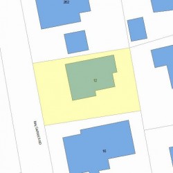 12 Balcarres Rd, Newton, MA 02465 plot plan