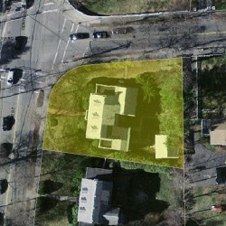 1004 Centre St, Newton, MA 02459 aerial view