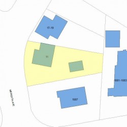 11 Meredith Ave, Newton, MA 02461 plot plan