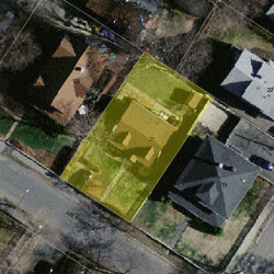 25 Arlington St, Newton, MA 02458 aerial view