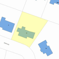 10 Judith Rd, Newton, MA 02459 plot plan