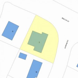 5 Agawam Rd, Newton, MA 02468 plot plan