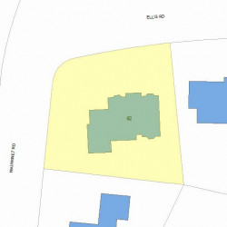 62 Ellis Rd, Newton, MA 02465 plot plan