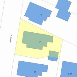 24 Walker St, Newton, MA 02460 plot plan