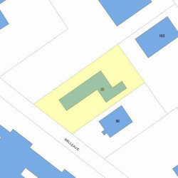 88 Wells Ave, Newton, MA 02459 plot plan