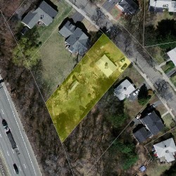 23 Quinobequin Rd, Newton, MA 02462 aerial view