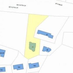 51 Dudley Rd, Newton, MA 02459 plot plan