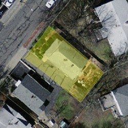 396 California St, Newton, MA 02460 aerial view