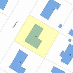 84 Truman Rd, Newton, MA 02459 plot plan