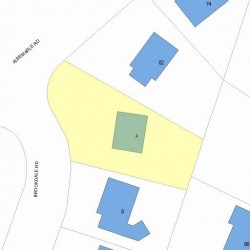 4 Brookdale Rd, Newton, MA 02460 plot plan