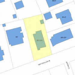 331 Newtonville Ave, Newton, MA 02460 plot plan