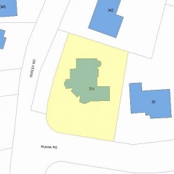 354 Dudley Rd, Newton, MA 02459 plot plan