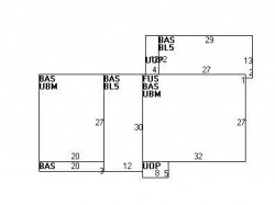 60 Peregrine Rd, Newton, MA 02459 floor plan