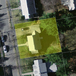 24 Sheldon Rd, Newton, MA 02459 aerial view
