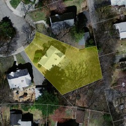 14 Glastonbury Oval, Newton, MA 02468 aerial view