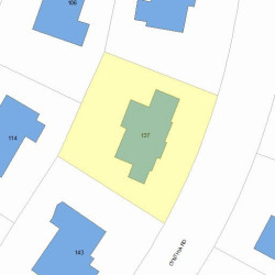 137 Cynthia Rd, Newton, MA 02459 plot plan