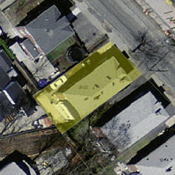 22 Lenglen Rd, Newton, MA 02458 aerial view