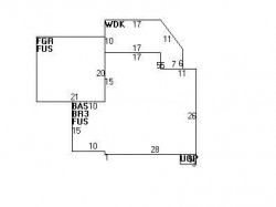 985 Walnut St, Newton, MA 02461 floor plan
