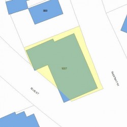 1003 Chestnut St, Newton, MA 02464 plot plan