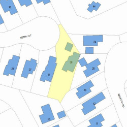 30 Kerry Ct, Newton, MA 02465 plot plan