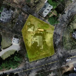 37 Ashmont Rd, Newton, MA 02468 aerial view