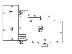 91 Pickwick Rd, Newton, MA 02465 floor plan