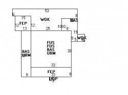 1828 Washington St, Newton, MA 02466 floor plan